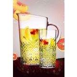 Paşabahçe 5 Parça Tımeless Sangria Meşrubat Seti 4 Uzun Meşrubat Bardağı Karaf Pb4x52800sm-1x55332