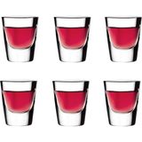 Paşabahçe 52144 Boston Shot Bardak 6'lı Cam Tekila Bardağı Şık Tasarım