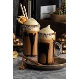 Paşabahçe 55743 Iconic 6 'lı Latte Bardağı 270cc Şeffaf Cam Desensiz 6 Parçalı Set