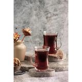 Paşabahçe 55783 Lina G4u Kulplu Çay Bardağı 140 Cc 6'Lı