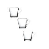 Paşabahçe 55793 Aria Glass4You Kulplu Çay Bardağı 12 Adet 205 cc - 1114108