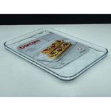 Paşabahçe 590066 Borcam Tepsi 1025 cc 33,4X24,4X2 cm - Şeffaf - 33 cm