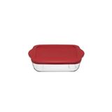Paşabahçe 59034T00 25x22 cm Kapaklı Kare Borcam