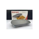 Paşabahçe 59124 Gri Kapaklı Borcam Tepsi 3850 Cc 40X25 Cm