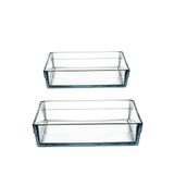 Paşabahçe 59314-59304 Borcam Premium Kare Tepsi Set