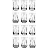 Paşabahçe 62511 Aıda Çay Bardağı 72 Li Çay Bardak Optikli 1 Koli - Şeffaf - 160 ml
