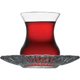 Paşabahçe 6'lı Aurora Çay Tabağı 12 Cm, Çay Tabağı - Çok Renkli