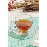 Paşabahçe 6'lı Basic Çay Fincanı 238 cc, Çok Renkli