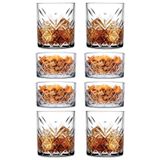 Paşabahçe-8 Parça Timeless Viski Keyfi Seti - 4 Viski Bardağı 345cc 4 Çerezlik Kase 530040