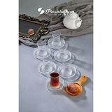 Paşabahçe 950097 Elysia Çay Bardağı Takımı 6'lı - Beyaz