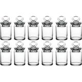 Paşabahçe 95104 Kitchen Mini Baharatlık Kavanoz 240 cc Cam Malzemeden 12 Adet Set