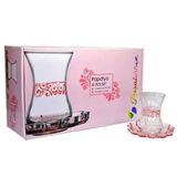 Paşabahçe 96293 Papatya Desenli Çay Seti