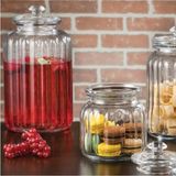Paşabahçe 96394 Viva Kavanoz - 1,5 Lt - Antik Nikel - 10 x 18 cm - 10 Adet