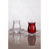 Paşabahçe 96572 Linka 6 Kişilik 12 Parça Cam Çay Bardağı Seti Takımı - 12 Adet - 145 ml