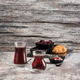 Paşabahçe 96574 Dantel 12 Parça Çay Seti - 12 Adet - Şeffaf - 140 ml