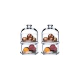 Paşabahçe 96985 2'li Villa Patisserie Kapaklı Servis Kasesi (167CC_90CC)