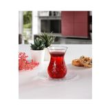 Paşabahçe 96992 Timeless Desenli 6 Kişilik 12 Parça Cam Çay Bardağı Takımı Seti