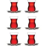 Paşabahçe 98695 Beykoz 12 Parça Çay Seti - Şeffaf - 145 ml