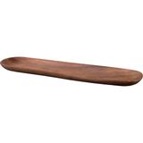 Paşabahçe Ahşap Acacia Oval Servis Tabağı L, Çok Renkli