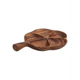 Paşabahçe Ahşap Servis Tabağı Tekli 27 cm