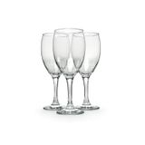Paşabahçe Amber Şarap Kadehi 365Cc 6X20Cm 3 Lü 440265 Şeffaf