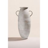 Paşabahçe Antik 2 Metal Dekoratif Vazo, 40 cm Yükseklik, Çok Renkli