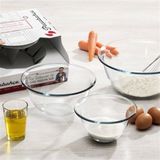 Paşabahçe Arda Türkmen Hazırlık Seti Cam Malzemeden 17 cm, 21,5 cm ve 26 cm Borcam Kase İçerir