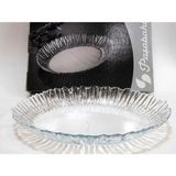 Paşabahçe Aurora 10547 Kayık Tabak Beyaz 25 x 19 cm Şık Desenli 1 Adet Cam