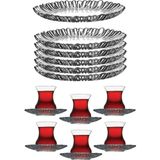 Paşabahçe Aurora 18 Parça Çay Servis Seti