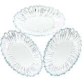 Paşabahçe Aurora 3 Lü Servis Tabağı 15 x 10 cm