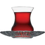 Paşabahçe Aurora Çay Tabağı 126 Mm, Çay Tabağı, 1 Adet - Çok Renkli