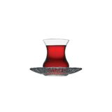 Paşabahçe Aurora Çay Tabağı, 126 mm, Çok Renkli