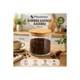 Paşabahçe Bambu Kapaklı Cam Kavanoz 700 CC | Hava Geçirmez Saklama Kavanozu | Kahve, Baharat, Bakliyat, Kurabiye, Erzak Kavanozu | Çeyizlik Mutfak Düzenleyici 2 li