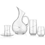 Paşabahçe Bardak ve Sürahi Seti Elegance 49 Parça 12 Kişilik Cam (Kadehsiz)