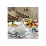 Paşabahçe Basic Oval Tabak 39 cm, Şeffaf