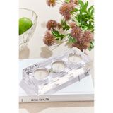 Paşabahçe Blok Tealight Mumluk, Şeffaf, 3'lü Set