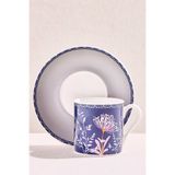 Paşabahçe Bluegarden Porselen Espresso Fincanı