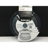 Paşabahçe Borcam Tencere Kapağı 24-26-28 cm Cam Malzemeden Gri Renkli Tekli Ürün