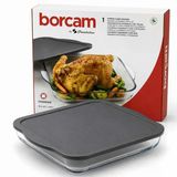 Pasabahce Borcam Tepsı Grı Kapaklı Fırın Tepsı 60 Cc 1205862