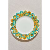 Paşabahçe Bubble Art Porselen Pasta Tabağı