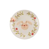 Paşabahçe Bunny Seramik Pasta Tabağı, 20 x 20 cm, Beyaz