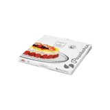 Paşabahçe Büyük Boy Cam Ayaksız Düz Pasta Kek Sunum ve Servis Tabağı 32 cm