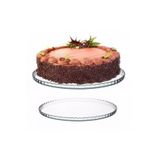 Paşabahçe Cam Servis Tabağı, Yuvarlak Sunum Tabağı, 32 cm