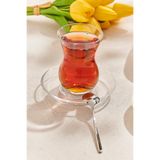 Paşabahçe Çay Tabağı, 1 Adet, Çok Renkli