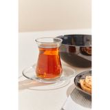 Paşabahçe Çay Tabağı, Cam, Çok Renkli