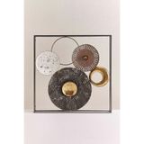Paşabahçe Circles Metal Duvar Süsü, Dekoratif, Çok Renkli