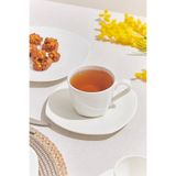 Paşabahçe Cubic Porselen Çay Fincanı, Beyaz