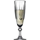 Paşabahçe Diamond Flüt Kadeh 6'lı 440069 - Antrasit - Mavi - 103 ml