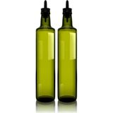 Paşabahçe Dorica Silikon Akıtıcılı 500 ml 2'li Cam Yağlık Sirkelik Takımı