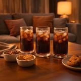 Paşabahçe Dunes Şeffaf 410 ml 3'lü Meşrubat ve Su Bardağı Seti